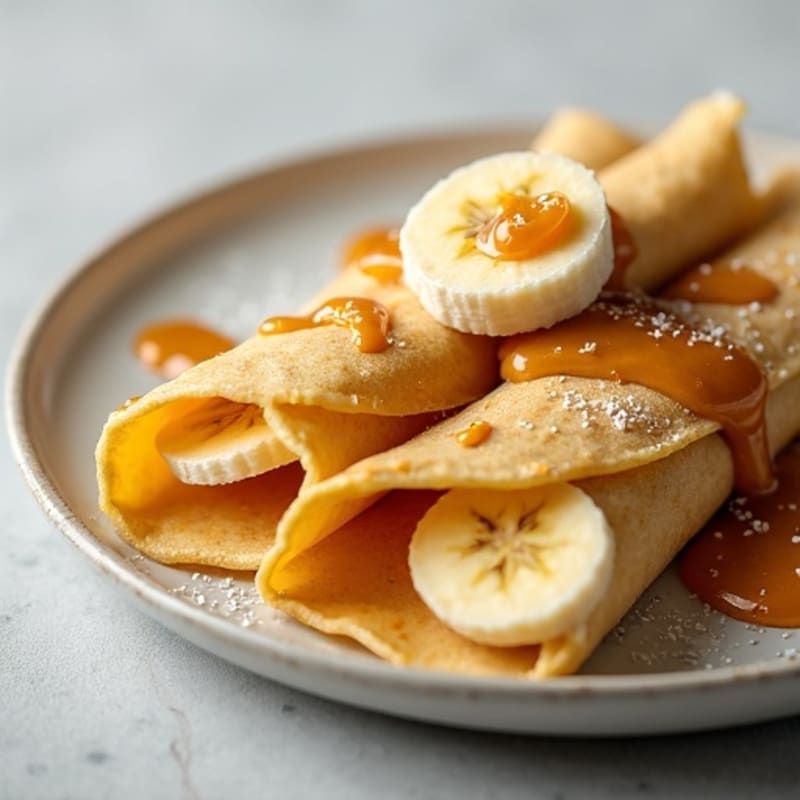 Protein-Packed Almond Butter Banana Crepes