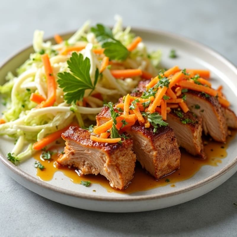 Citrus-Garlic Pulled Pork with Fresh Slaw