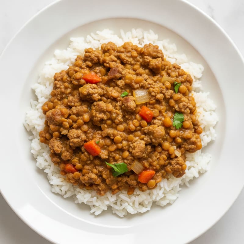 Curried Beef and Red Lentil Stew
