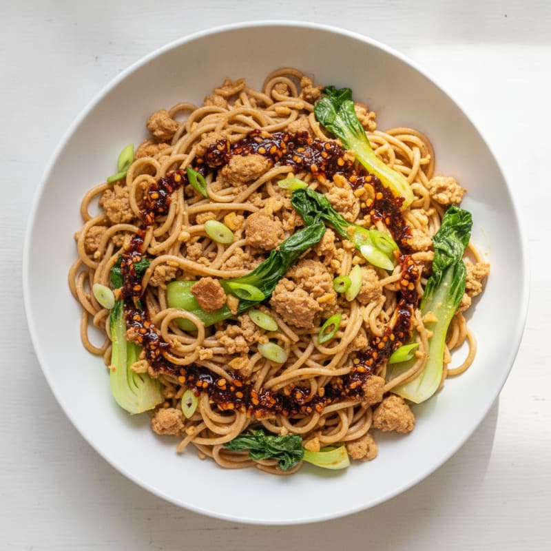Sichuan Dan Dan Noodles with Chili Oil