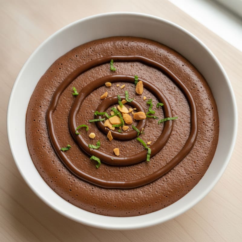 Silky Chocolate Protein Tofu Pudding
