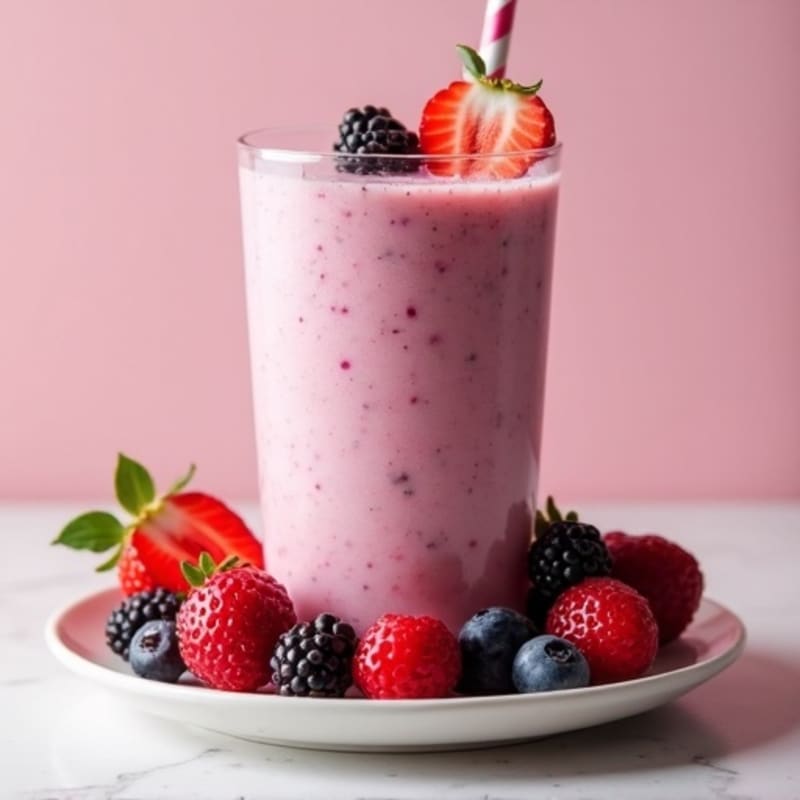 Creamy Berry Protein Smoothie
