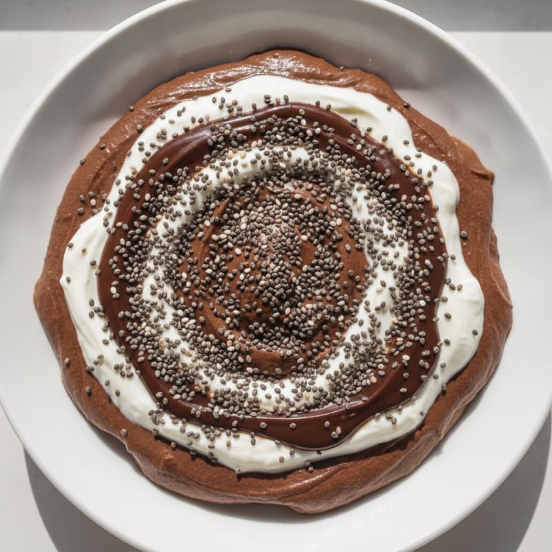 Silky Chocolate Protein Pudding with Greek Yogurt