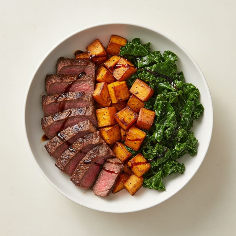 Seared Steak Bowl with Sweet Potatoes