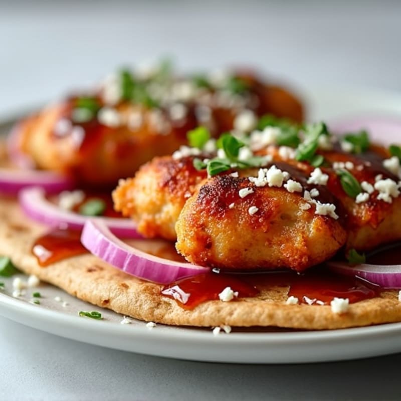Crispy BBQ Chicken Flatbread
