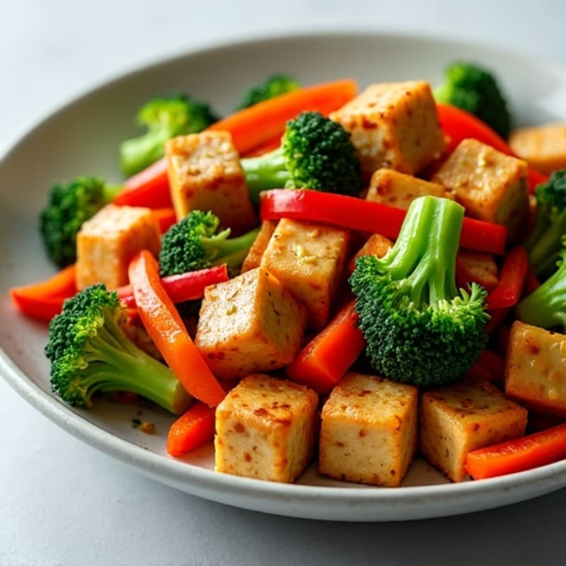 Maple Glazed Tempeh Stir-Fry
