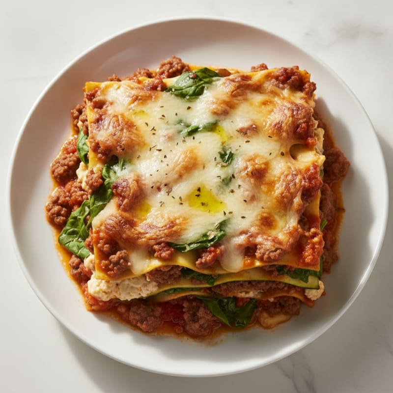 Classic Italian Beef Lasagna Bake