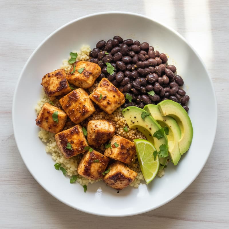Chipotle Chicken and Black Bean Bowl