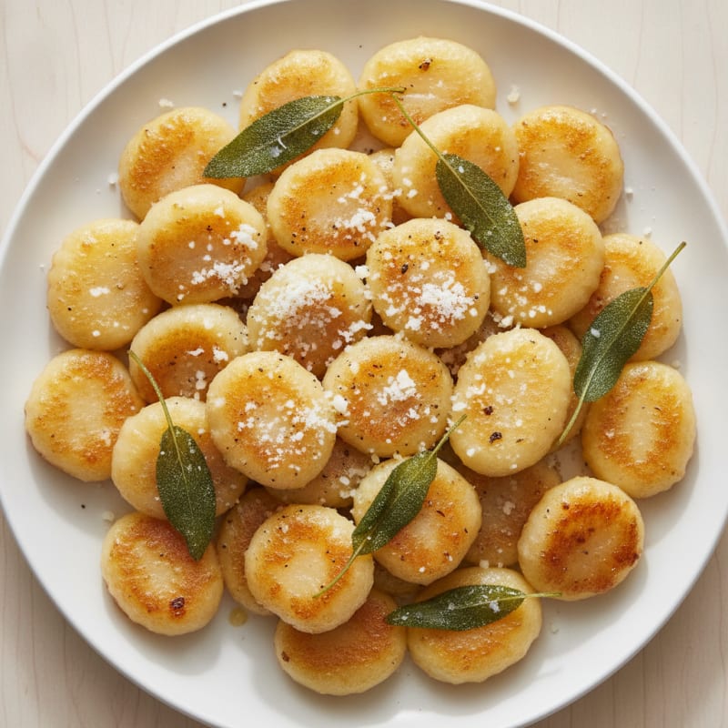 Ricotta Gnocchi with Sage Butter Sauce