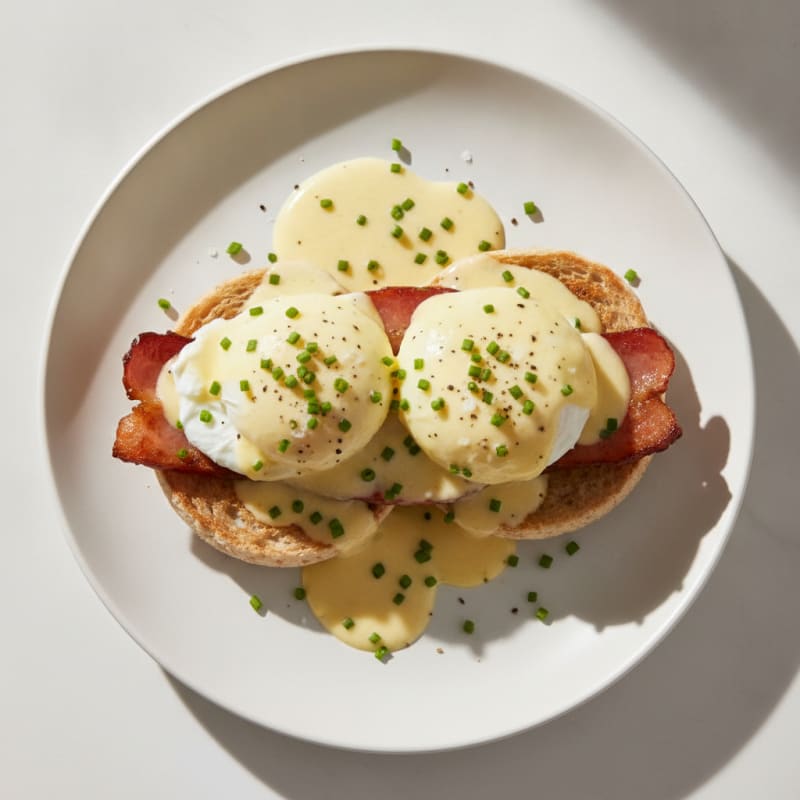 Signature High-Protein Eggs Benedict