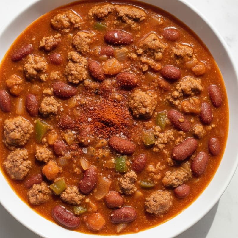Hearty Beef and Bean Chili