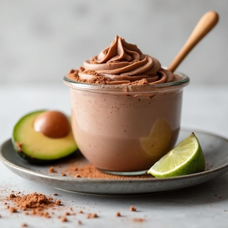 Chocolate Protein Greek Yogurt Mousse with Collagen Peptides