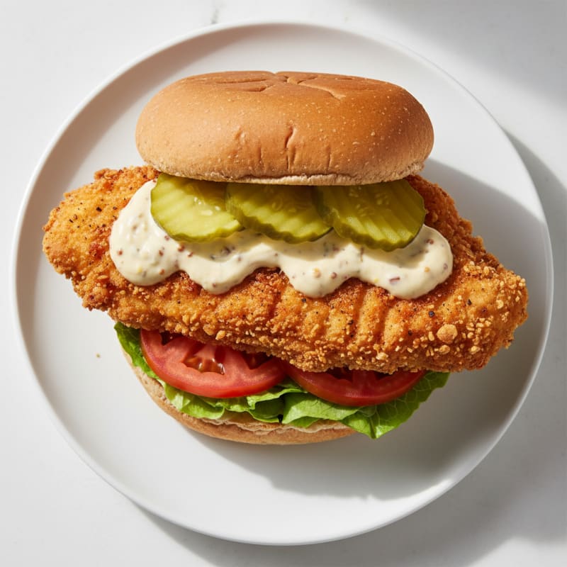 Crispy Buttermilk Fried Chicken Sandwich
