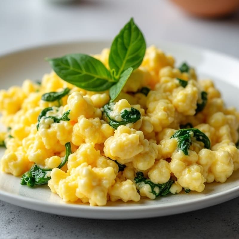 Creamy Protein-Packed Cottage Cheese Scrambled Eggs