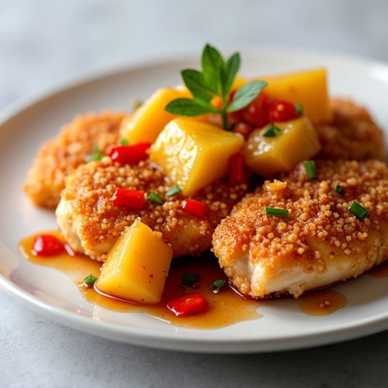 Crispy Baked Sweet and Sour Chicken