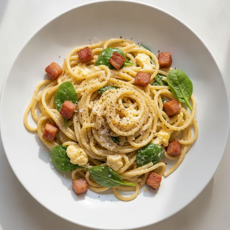 Classic Carbonara with Pancetta and Egg