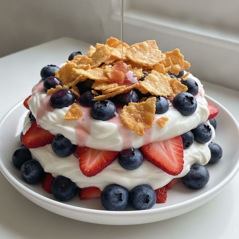 Creamy Protein Yogurt Parfait with Fresh Berries