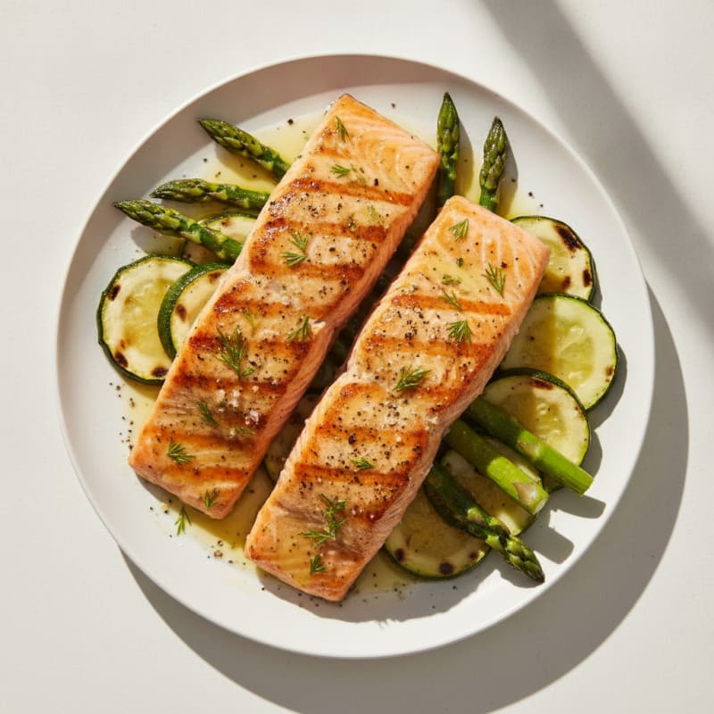 Lemon Herb Grilled Salmon