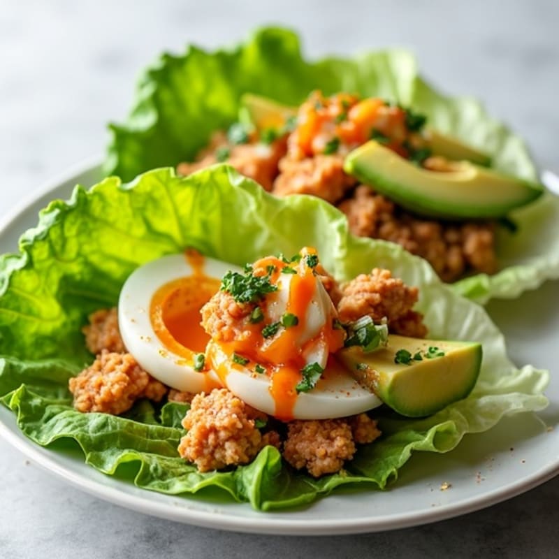 Crispy Spicy Tuna Lettuce Wraps