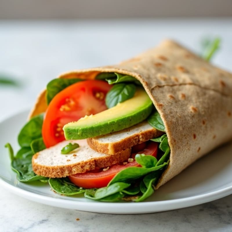 Fresh Turkey Avocado Wrap