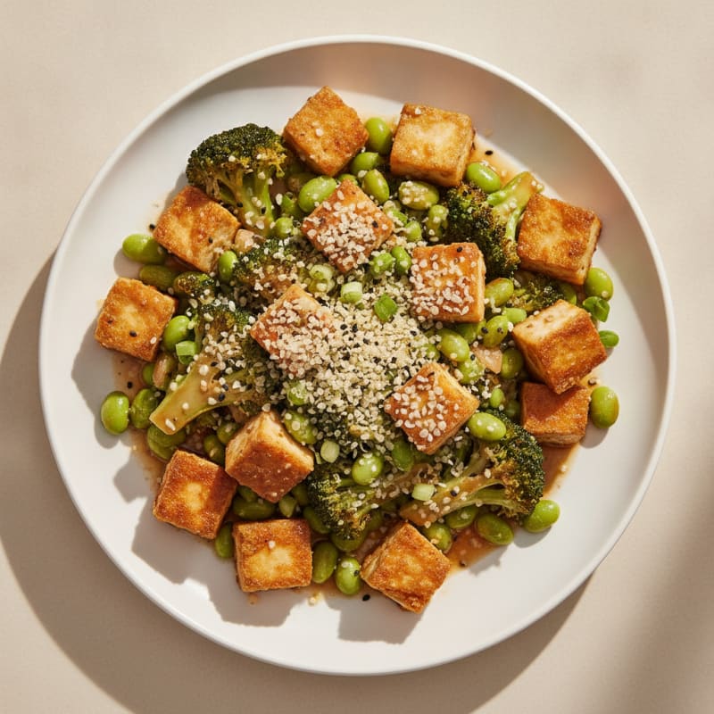 Sesame Tofu Stir-Fry