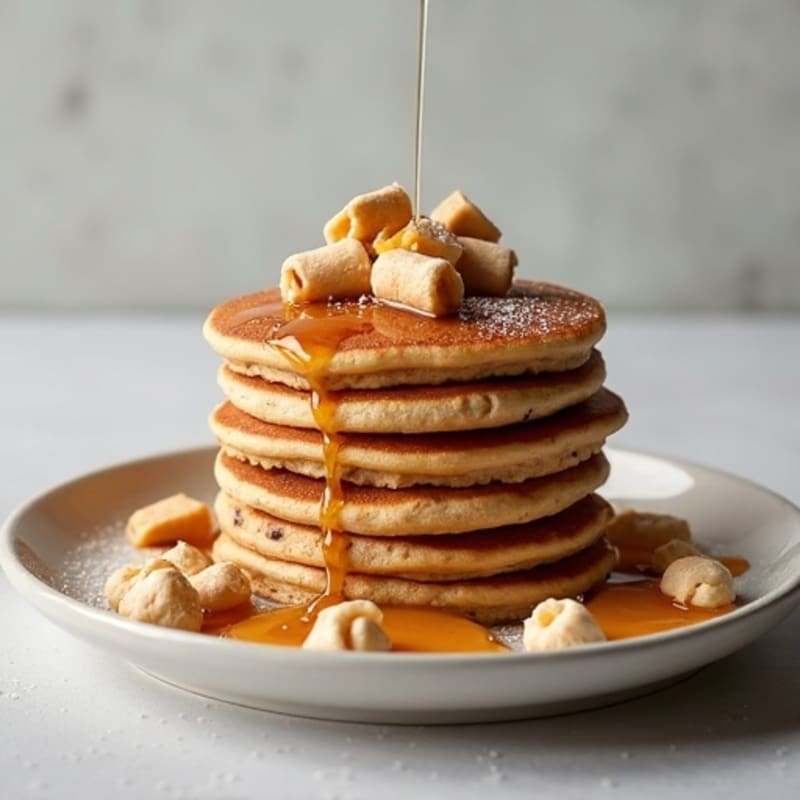 Fluffy Whole Grain Protein Pancakes
