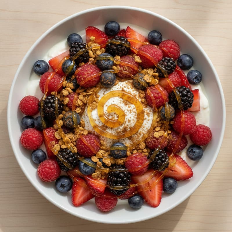 Greek Yogurt Berry Protein Bowl