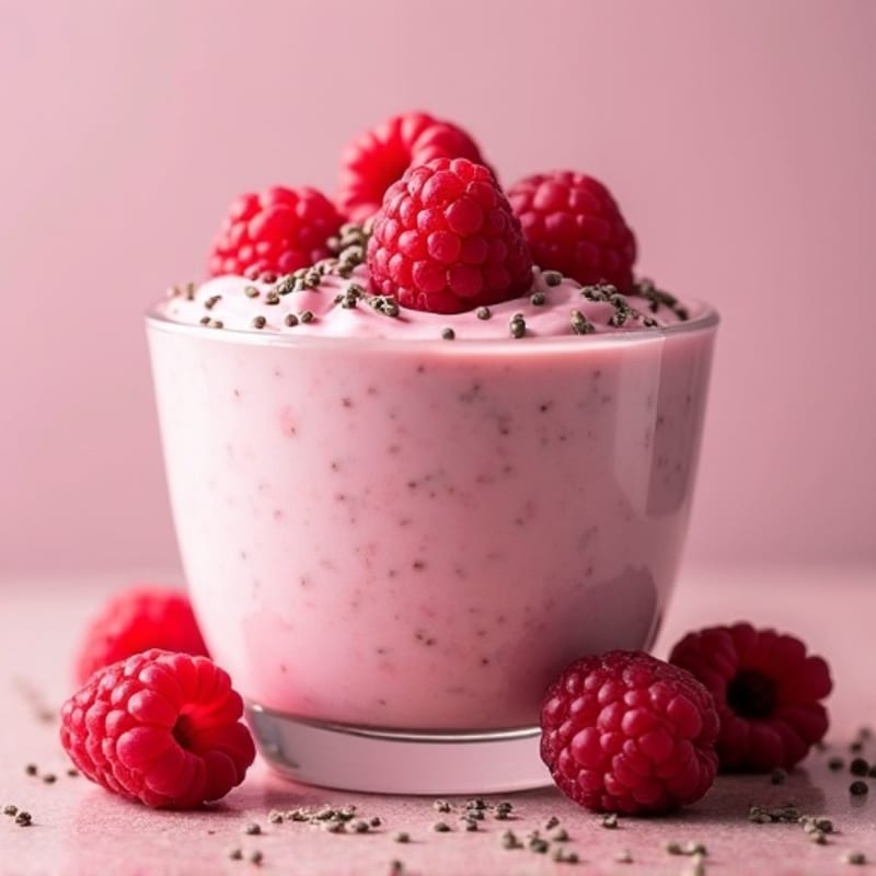Creamy Raspberry Protein Whip