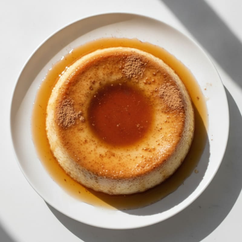 Creamy Protein Flan with Cinnamon