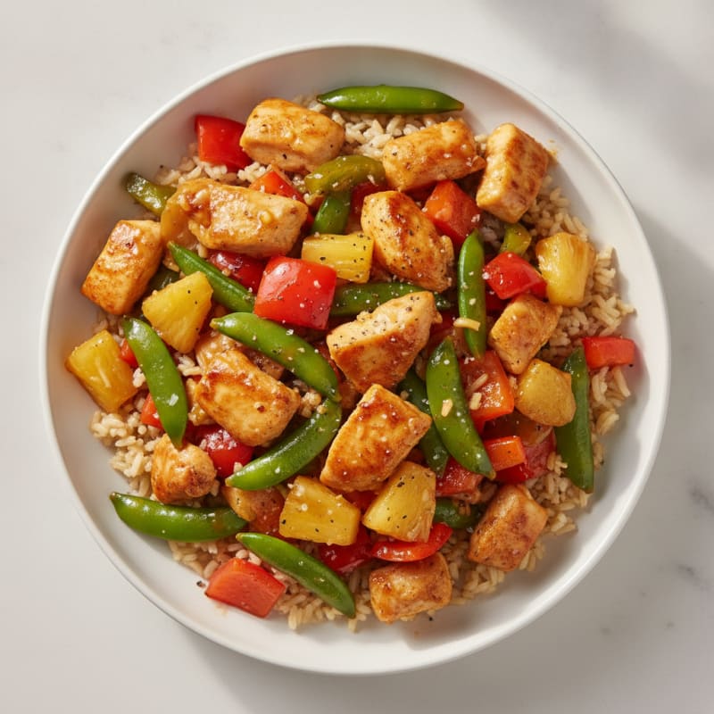 Sweet and Sour Chicken Stir-Fry