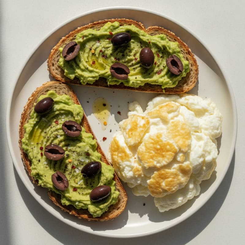Avocado Toast with Olives