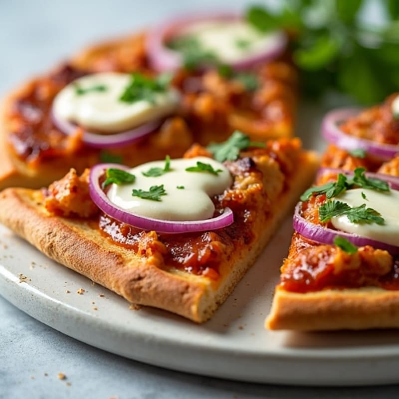 Crispy BBQ Chicken Flatbread Pizza