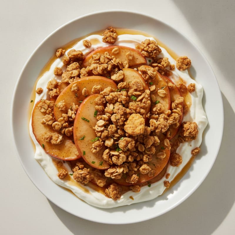 Baked Cinnamon Apple Crumble