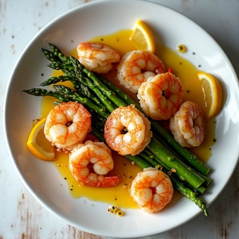15-Minute Sheet Pan Lemon Garlic Shrimp with Asparagus