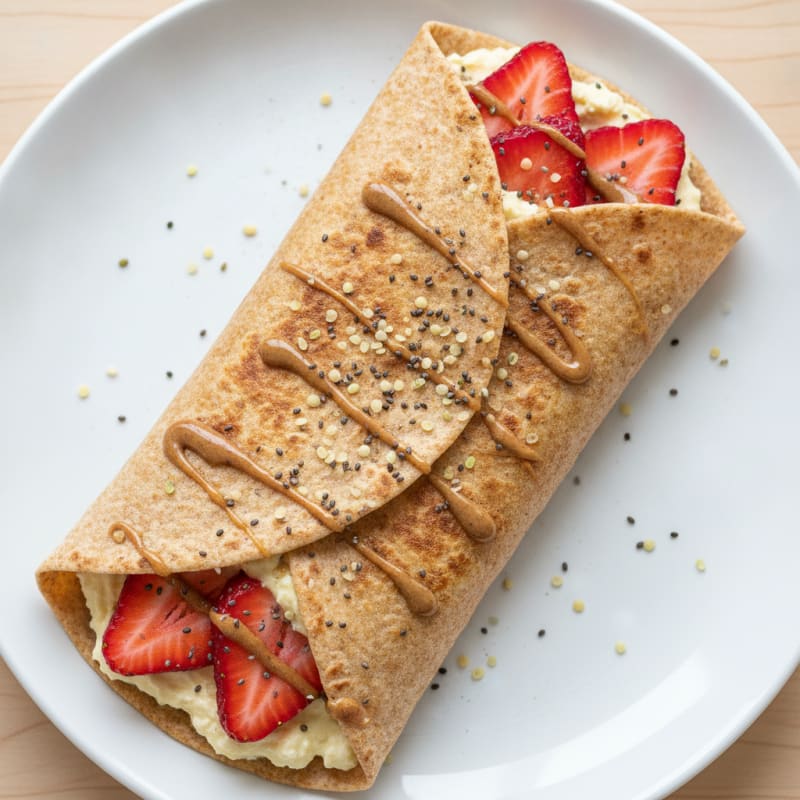 Sweet Protein Breakfast Wrap