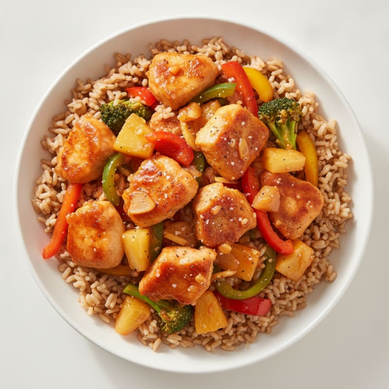 Sweet and Sour Chicken Stir-Fry