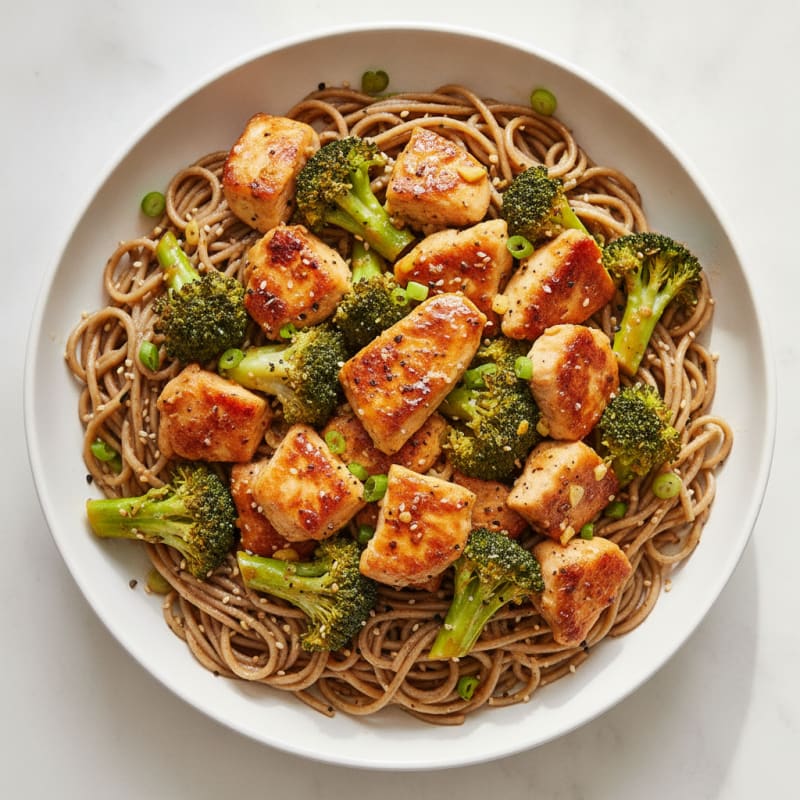 Teriyaki Chicken with Sesame Noodles