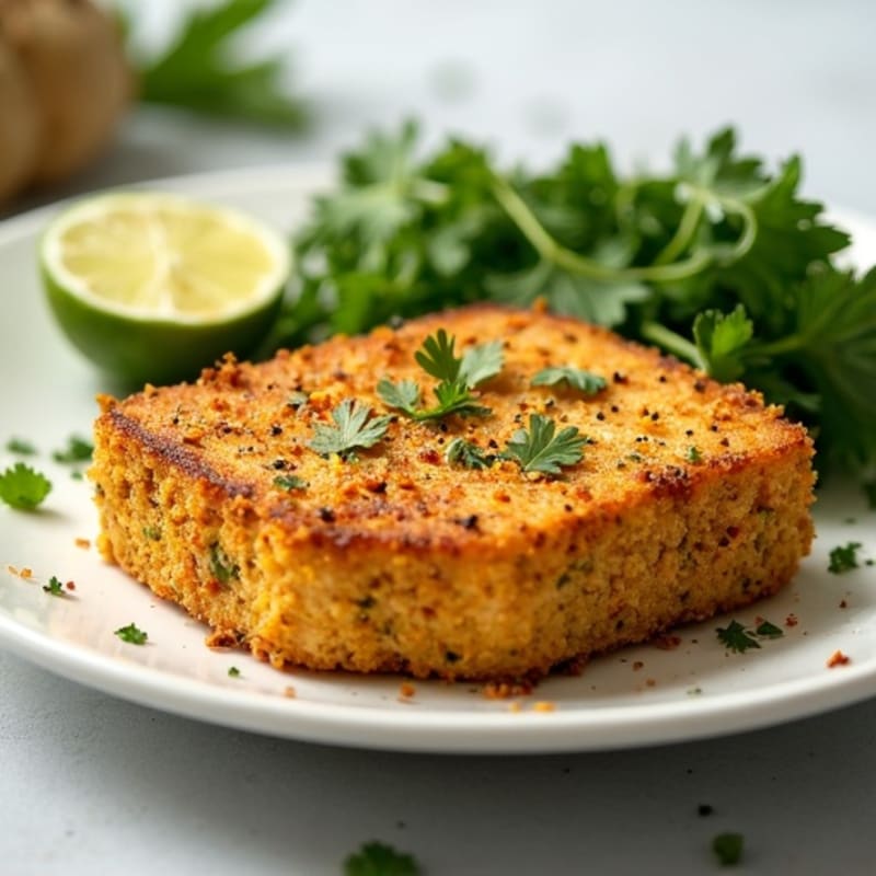 Herb-Crusted Pan-Seared Tofu Steaks