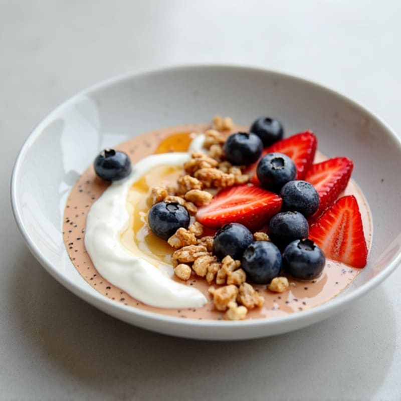 Greek Yogurt with Chia Seeds and Hemp Protein