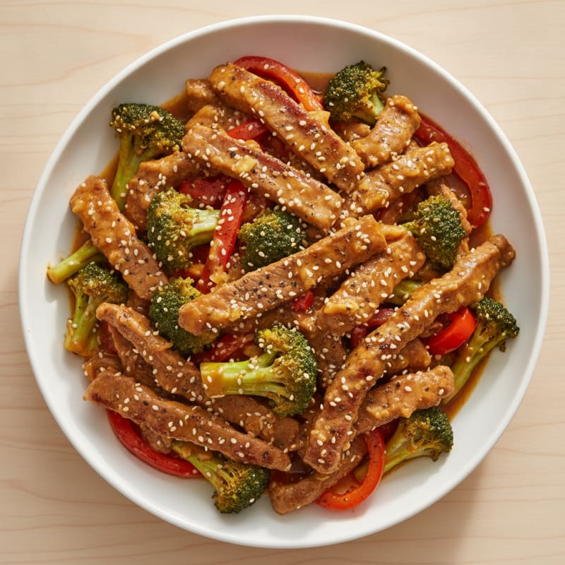 Sesame Beef & Broccoli Stir-Fry