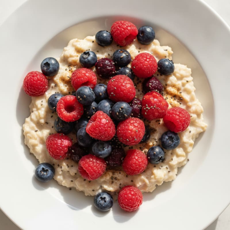 Classic Overnight Oats with Berries