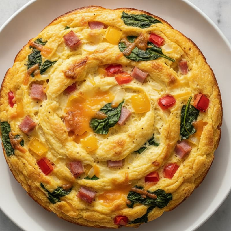 Savory Ham and Cheese Breakfast Bake