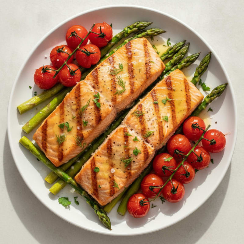 Lemon Herb Grilled Salmon