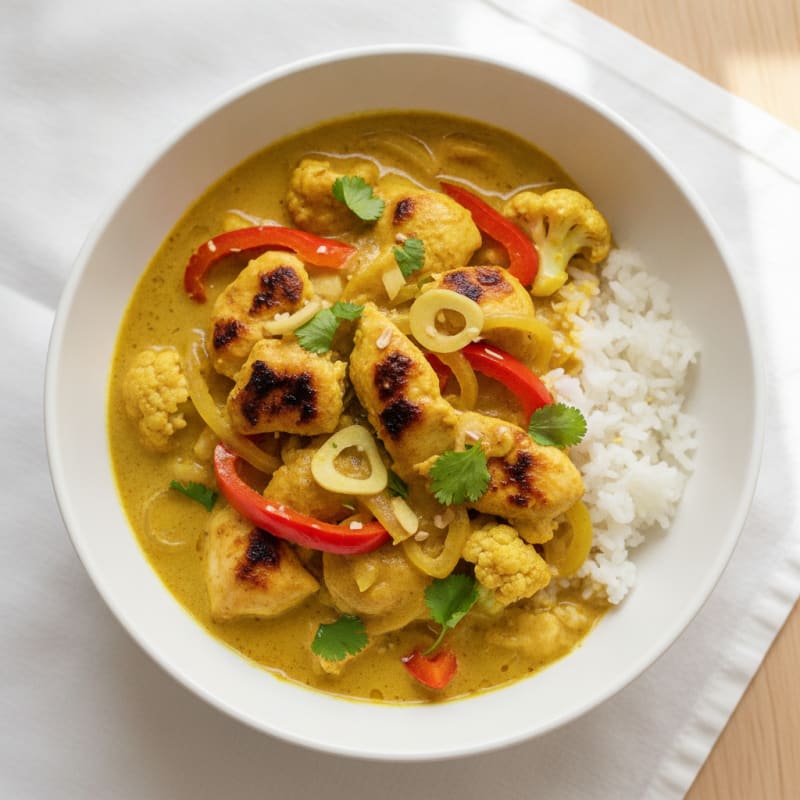 Coconut Yellow Curry Chicken