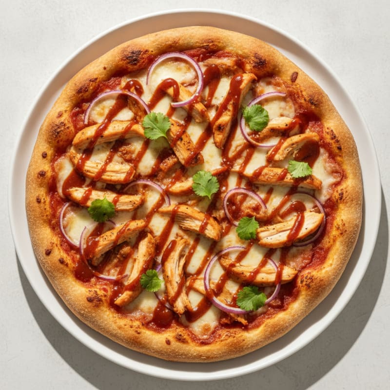 High-Protein BBQ Chicken Pizza