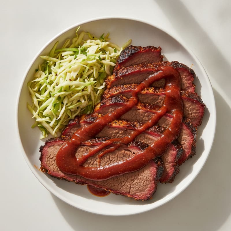 Smoky Texas Brisket with BBQ Glaze