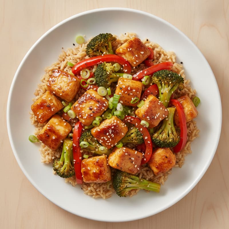 Orange Glazed Chicken Stir-Fry