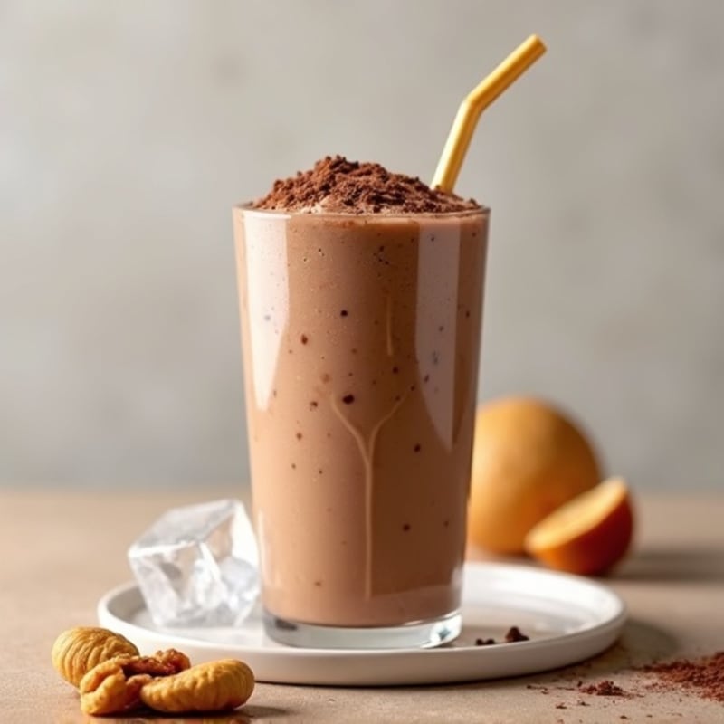 Creamy Chocolate Peanut Butter Protein Shake