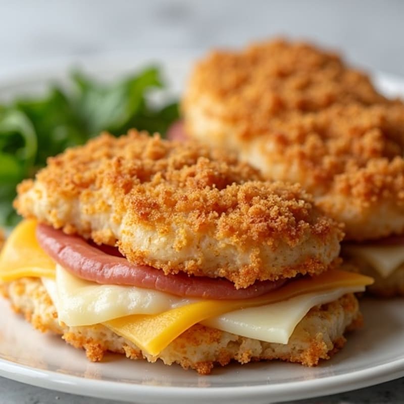 Crispy Baked Chicken Cordon Bleu