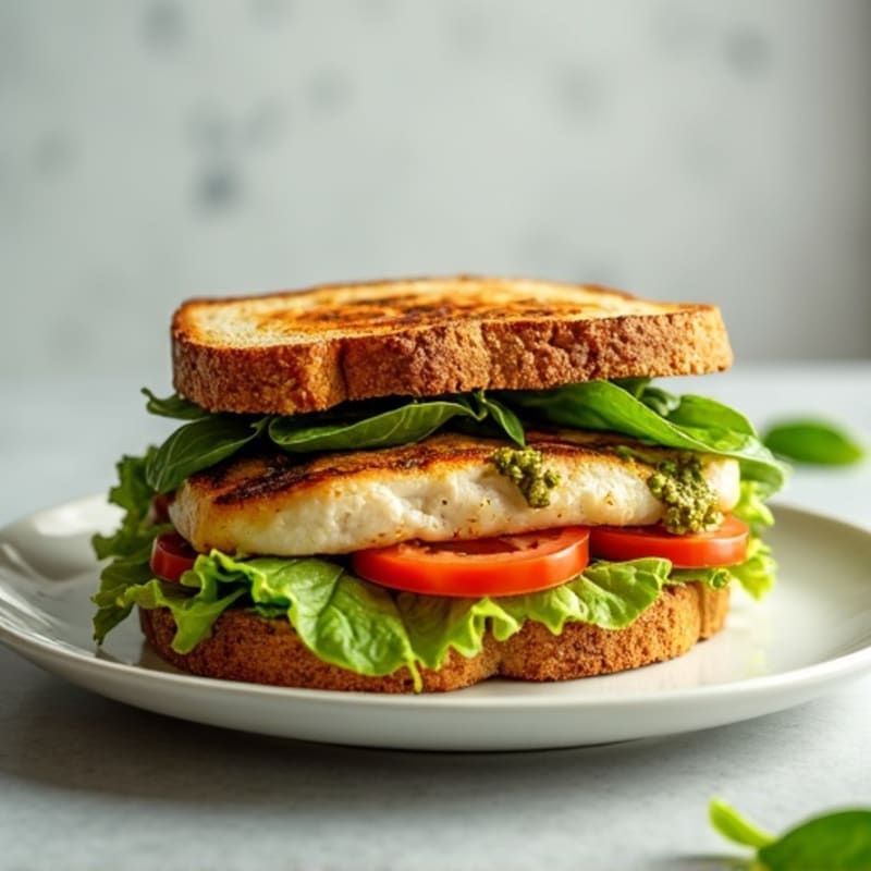 Grilled Pesto Chicken Sandwich